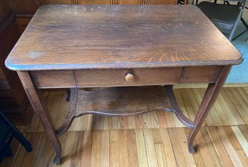 Antique One Drawer Table