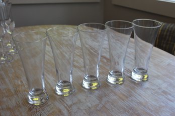 5 Pilsner Glasses