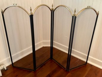 Folding Fire Screen