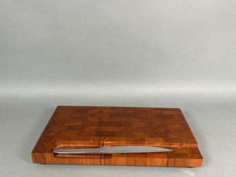 Vintage Danmark Cutting Board & Knife