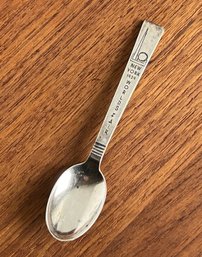 Rare STERLING SILVER 1939 NY Worlds Fair Souvenir Spoon