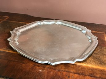 Very Nice Vintage TIFFANY & Co Pewter Platter - Chippendale Style - Very Nice Platter - Vintage Piece !