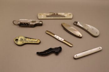 Mother Of Pearl And More Pocket Knife Lot (8)
