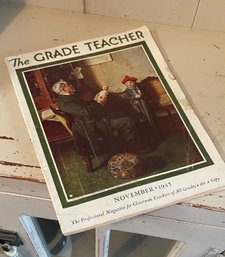 1945 The Grade Teacher Magazine School-Teacher Emphemera