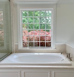 A Fiberglass Tub - Including Hardware - Primary Bath