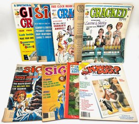 10 Cracked & Sick Magazines From 1970s