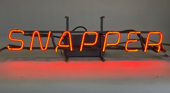 SNAPPER Neon Sign In Working Order