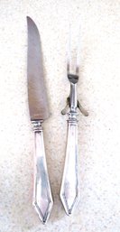 Sterling Silver Carving Set Knife Fork