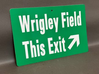 Wrigley Field Wall Sign