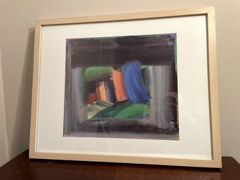 Fabulously Framed Modern Art Print Of Howard Hodgkin's 'rain' 11 X 14