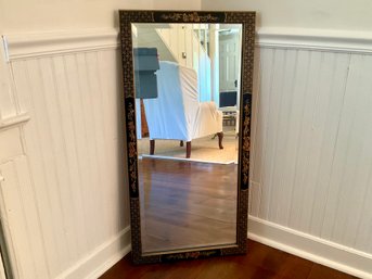 Vintage Chinoiserie Style Narrow Mirror