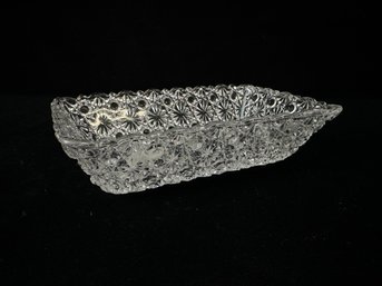 Early American Cut Glass Candy Dish