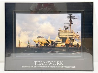 A Navy Promotional Poster - Teamwork