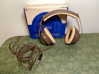 Vintage Koss Stereophones Headphones Original Box Stereo