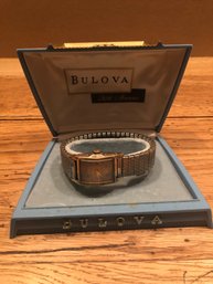 Bulova Watch Serial 5686176 W/watch Box.   Lot 2