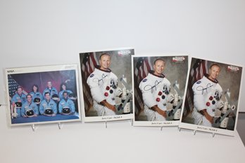 NASA Challenger Photo - 3 Signed Jerry Carr Skylab Photos