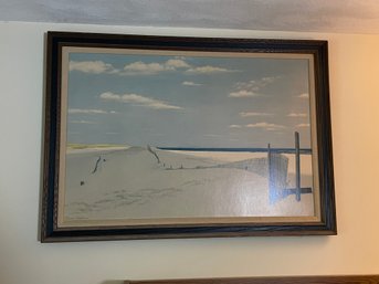 Ben Collins 'The Dunes' Print Of The Beach