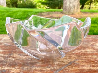 A Tiffany Crystal Nut Bowl