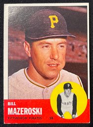 1963 Topps Bill Mazeroski #323