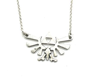 Vintage Sterling Silver Legend Of Zelda Necklace