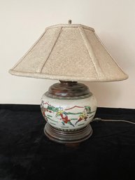 Antique Chinese Porcelain Table Lamp