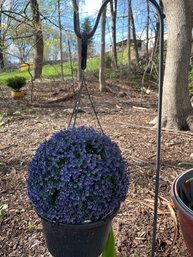 Hanging Faux Floral - Includes Metal Shepherd's Hook