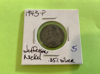 1943 P Jefferson Nickel 35 Silver 59