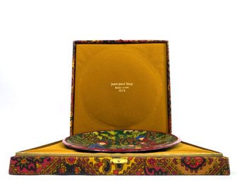 Jean Paul - Loup 1972 Enamel Plate In Orignal Box
