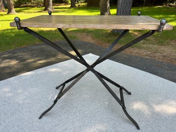 French Style Wood & Iron Table - Nice Quality