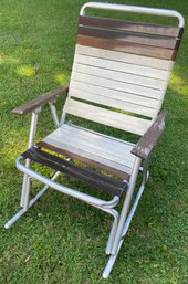 Vintage Aluminum Folding Rocker