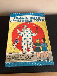 Vintage Magic Dots For Little Tots/Milton Bradley/1940s