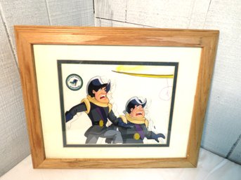 Three Musketeers Animation Production Cel Framed