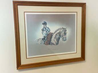 Signed And Numbered Bob Judy Print Of Secretariat