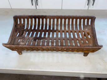 Antique Cast Iron Fire Place Log Grate. No Shipping.