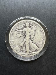 1935-D Silver Walking Liberty Half Dollar