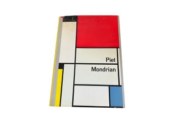 Piet Mondrian Life & Work Hardcover Art Reference / History Book - 1956 First Edition