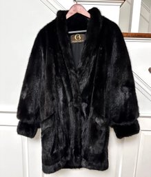 A 3/4 Length Mink Coat By Green Brothers Of Toronto