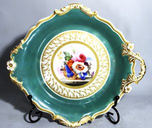 Antique Hand Painted 1820s Paris Porcelain Sweetmeats Dish