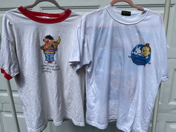 Sesame Street Ernie And Tintin Cotton T-shirts