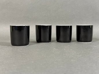 A Set Of Four Ceramic Espresso Cups By Monopoli