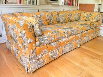 A Fabulous Vintage Sofa By Bloomingdales In Trendy Mid Century Print  C. 1970.  (2 Of 2)