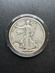 1939-S Silver Walking Liberty Half Dollar