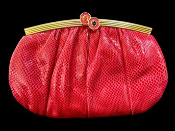 Judith Leiber Vintage Clutch W/Chain