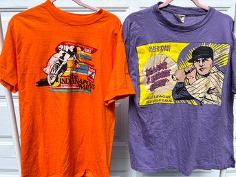 Vintage Men's T-shirts - Major League Chew & AMA Racing