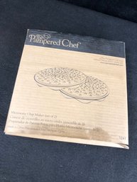 Pampered Chef Microwave Chip Maker Set Of 2