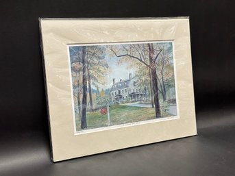 Limited Edition Print, Simsbury 1820 House, Pencil-Signed & Numbered