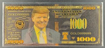 Black Colored Trump Bill