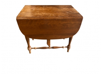 Ethan Allen Solid Wood Colonial Style Drop Leaf Table