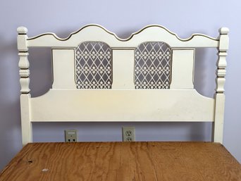 Vintage French Provincial Bedroom Set: A Pair Of Twin Beds