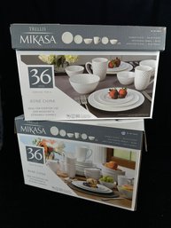 TRELLIS MIKASA 36 PIECE SETS